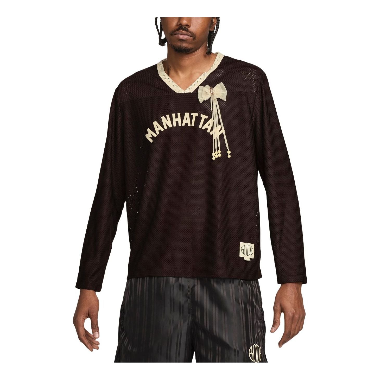 X BODE Mesh Jersey Asia Sizing 'Brown Cream'
