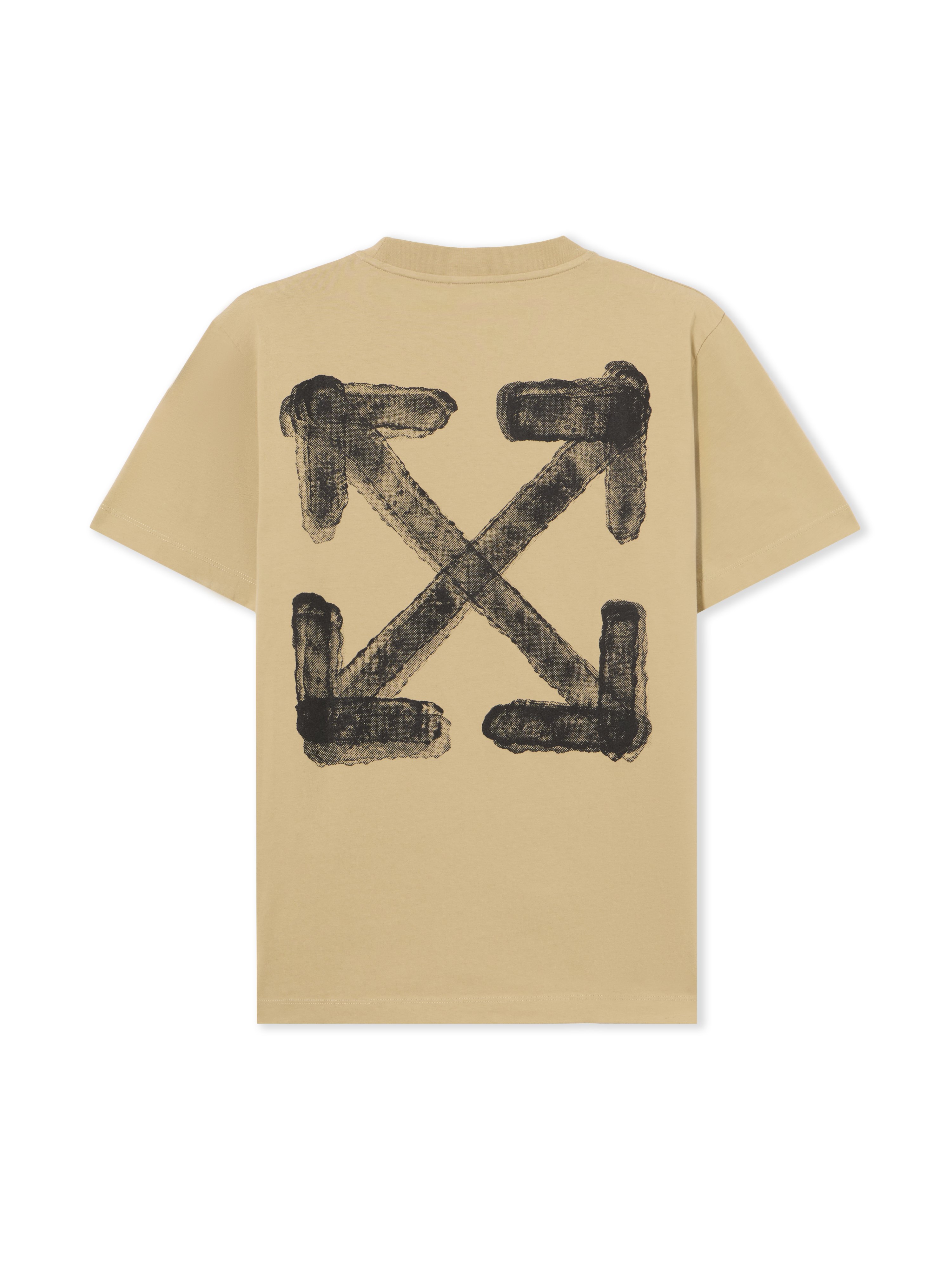Spray Arrow T-shirt - Male T-shirts Creme Brulée