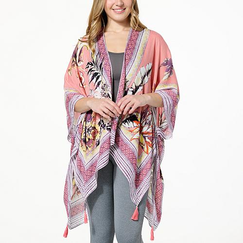 Tropical Border Print Topper