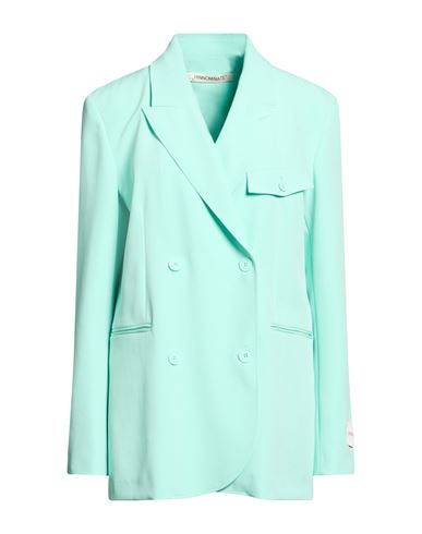 Woman Blazer Turquoise Size XS Polyester, Elastane