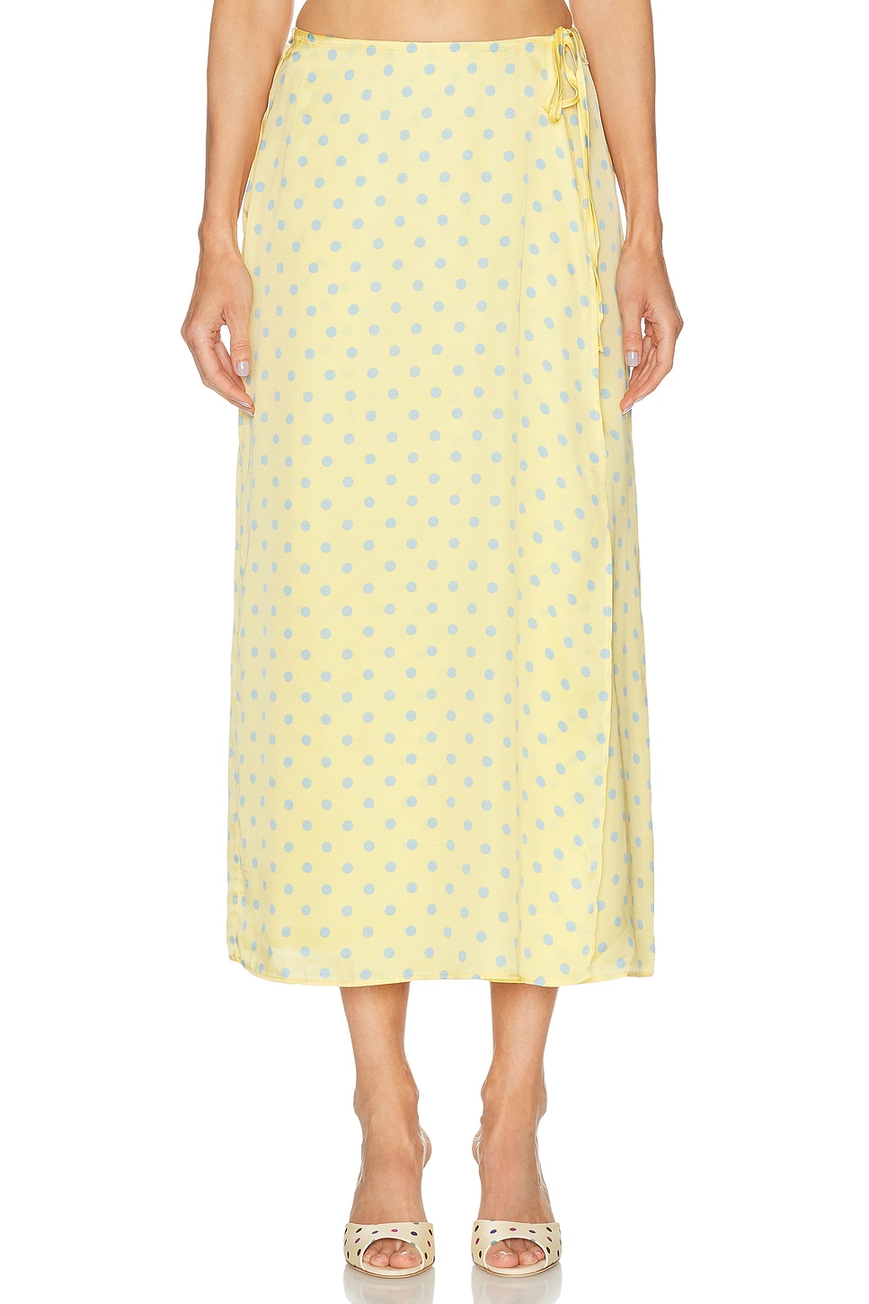 American Vintage Bovalow Skirt in Marthe - Yellow. L also in