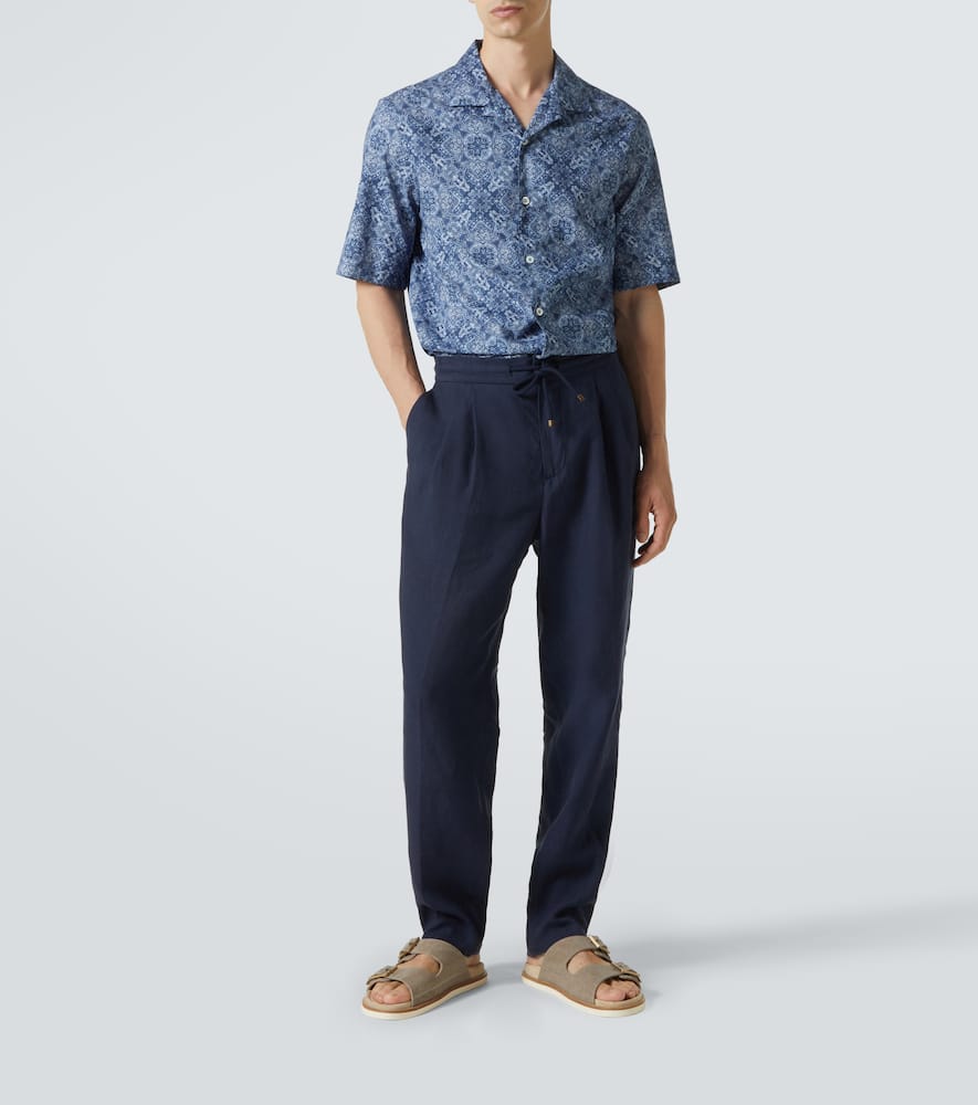 Printed cotton shirt