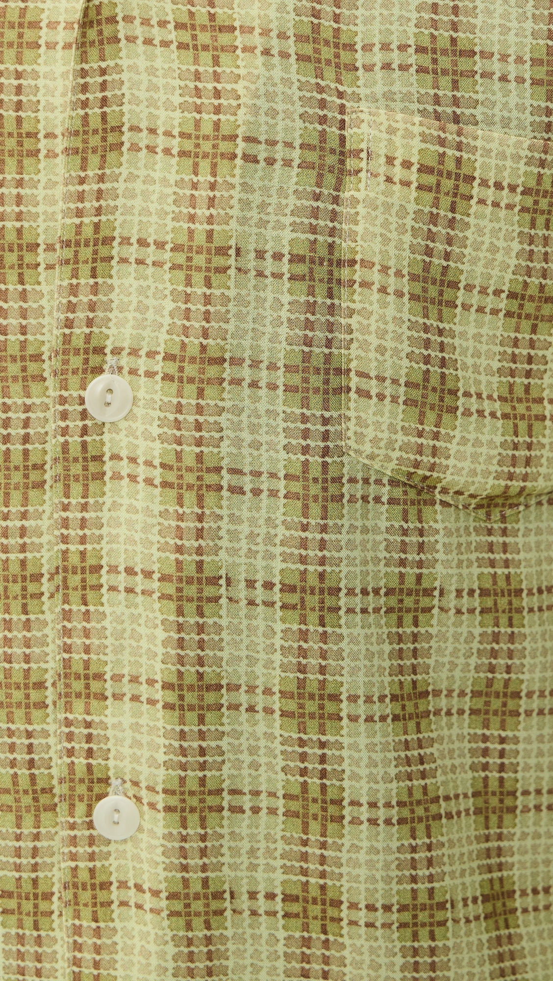Tartan Camp Shirt Citrus