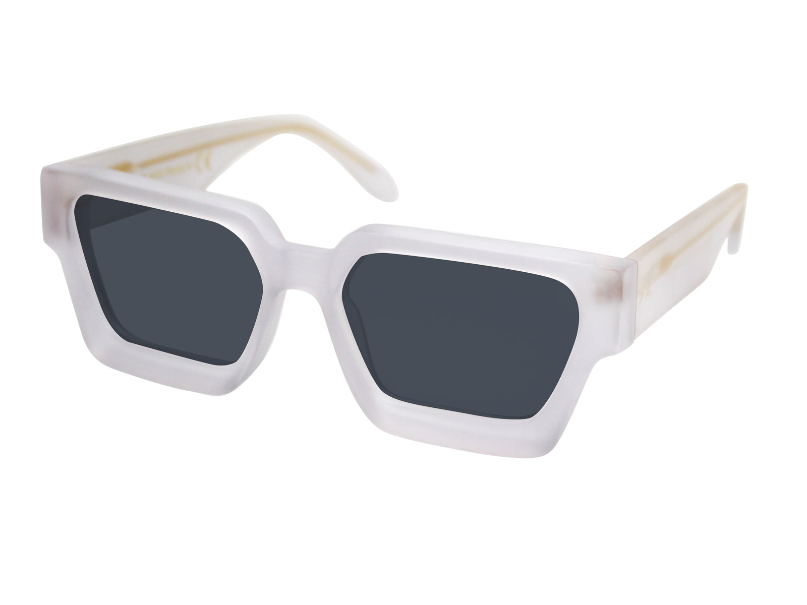 XLAB Unisex XLAB Praslin Sonnenbrillen Acetat Schwarz Hellblau Quadratisch Schattiert