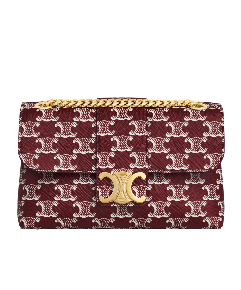 TEEN CELINE VICTOIRE BAG in TRIOMPHE CANVAS TWO-TONE