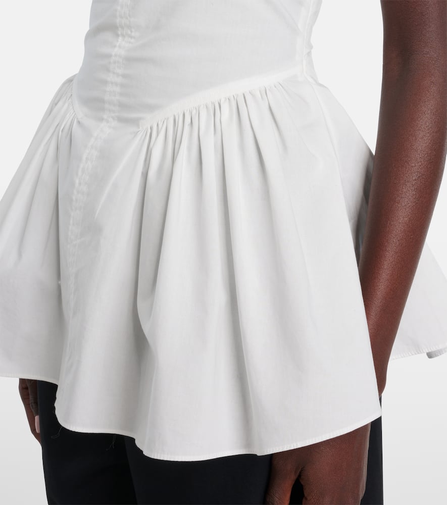 White Label Bader cotton-blend poplin top