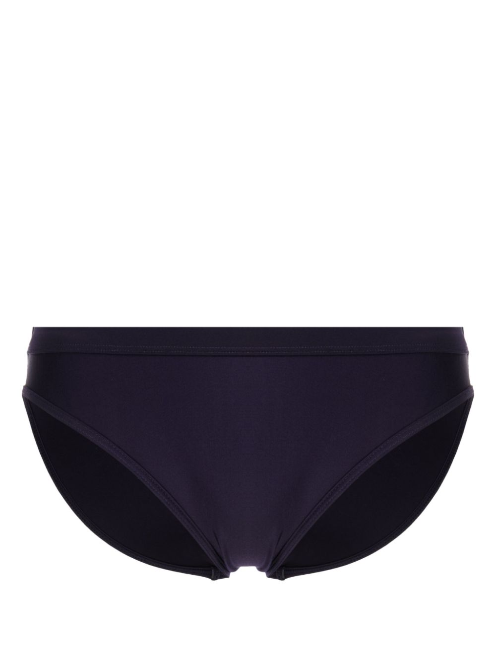 Logo-print bikini bottom - Purple