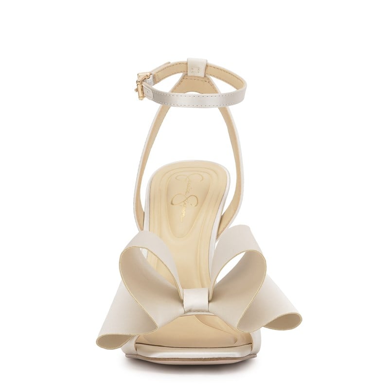 Women's Olivine Bow Dress Sandals (Off White)
