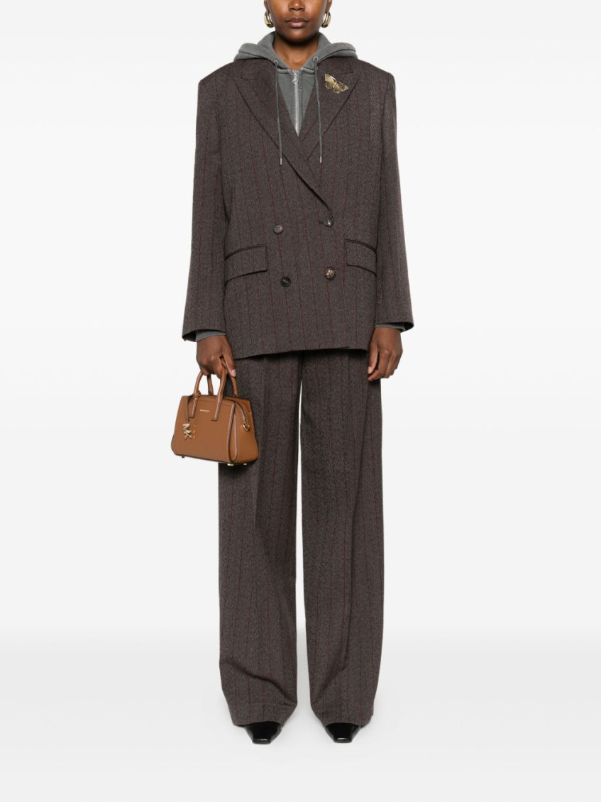 Wool Wide-Leg Trousers