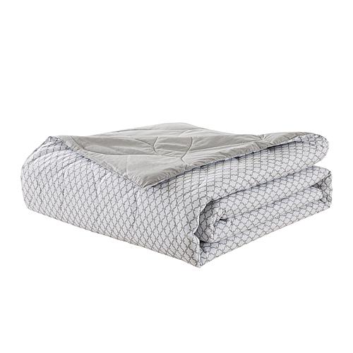 St James Home Cotton Reversible Down Alternative Blanket- Twin
