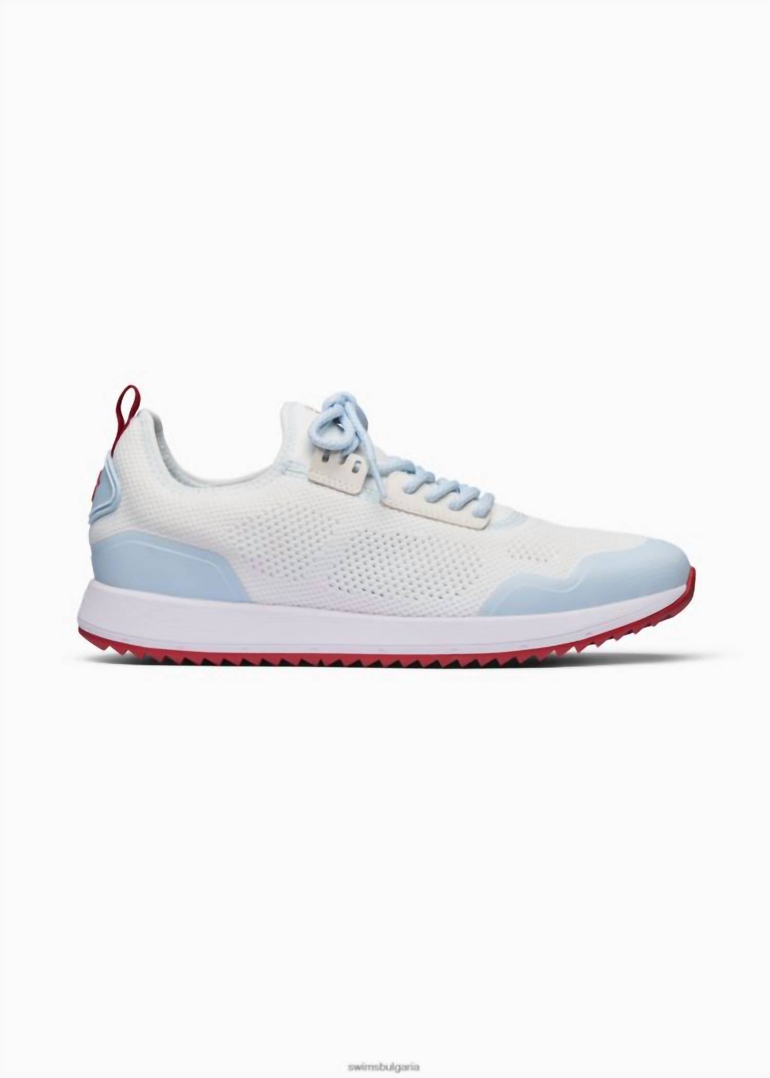 Men's Tasso Runner Shoe In White/ice Blue
