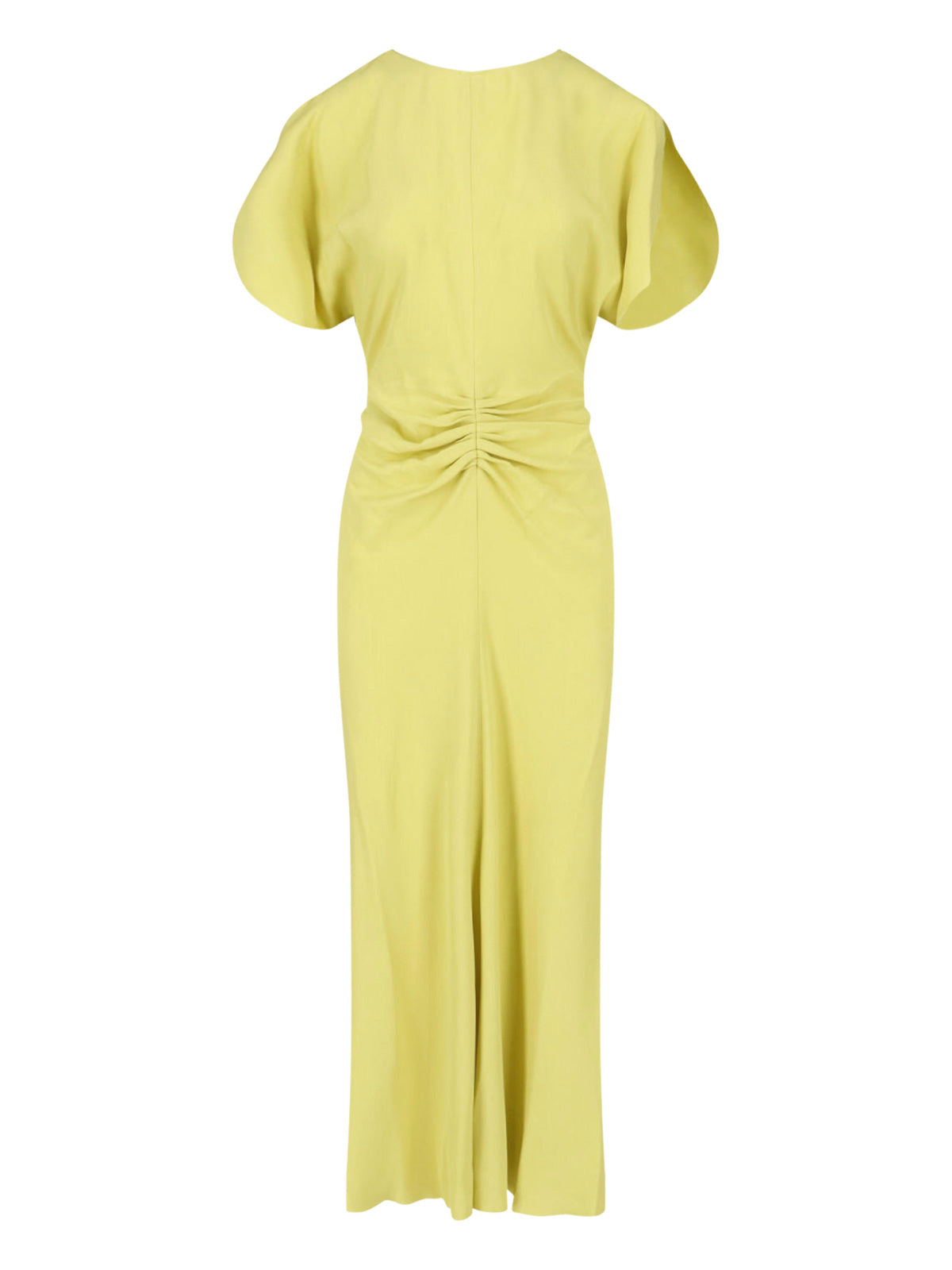 Sculpted Satin-Feel Mini Dress