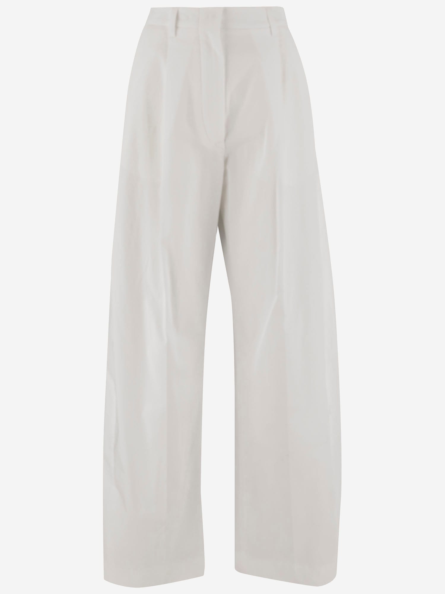 Elegant Stretch Cotton Pants