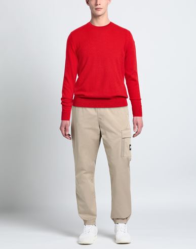 Man Sweater Red Size 38 Cashmere