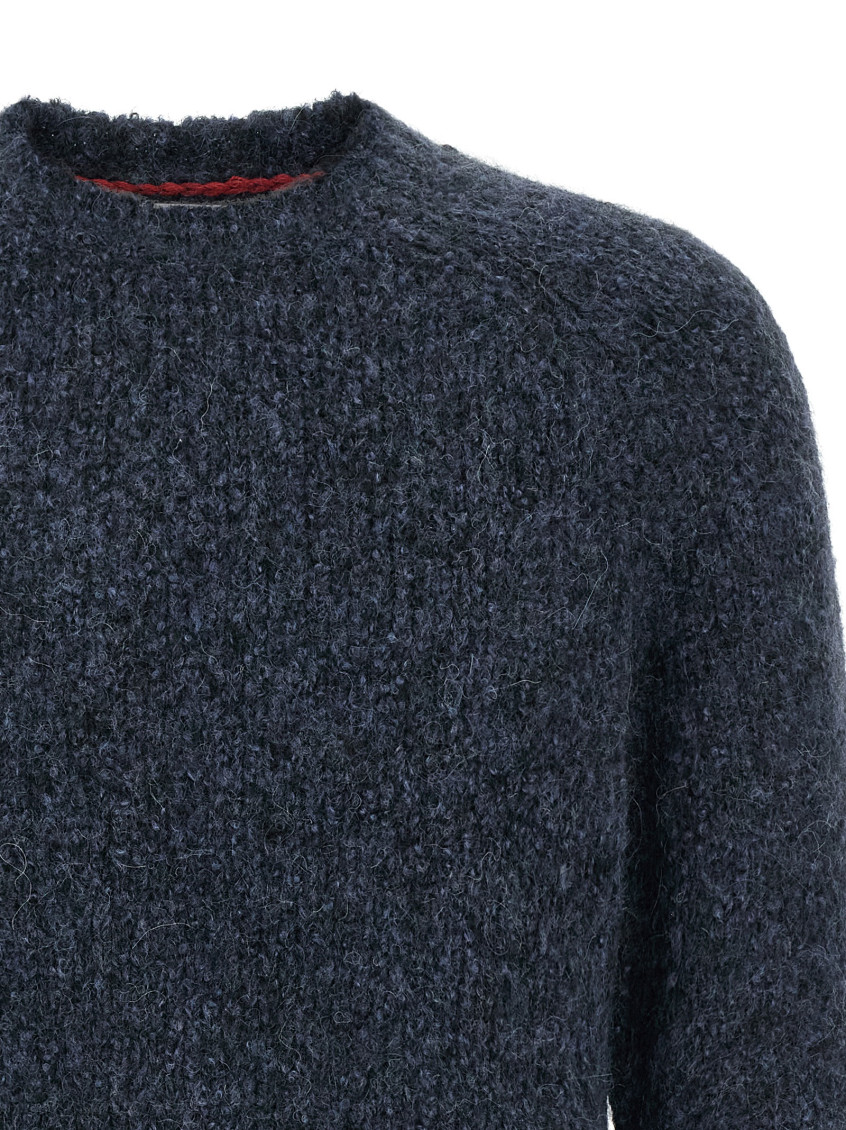 Ribbed sweater - Blue