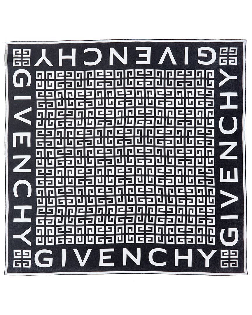 4G Small Square Silk Scarf