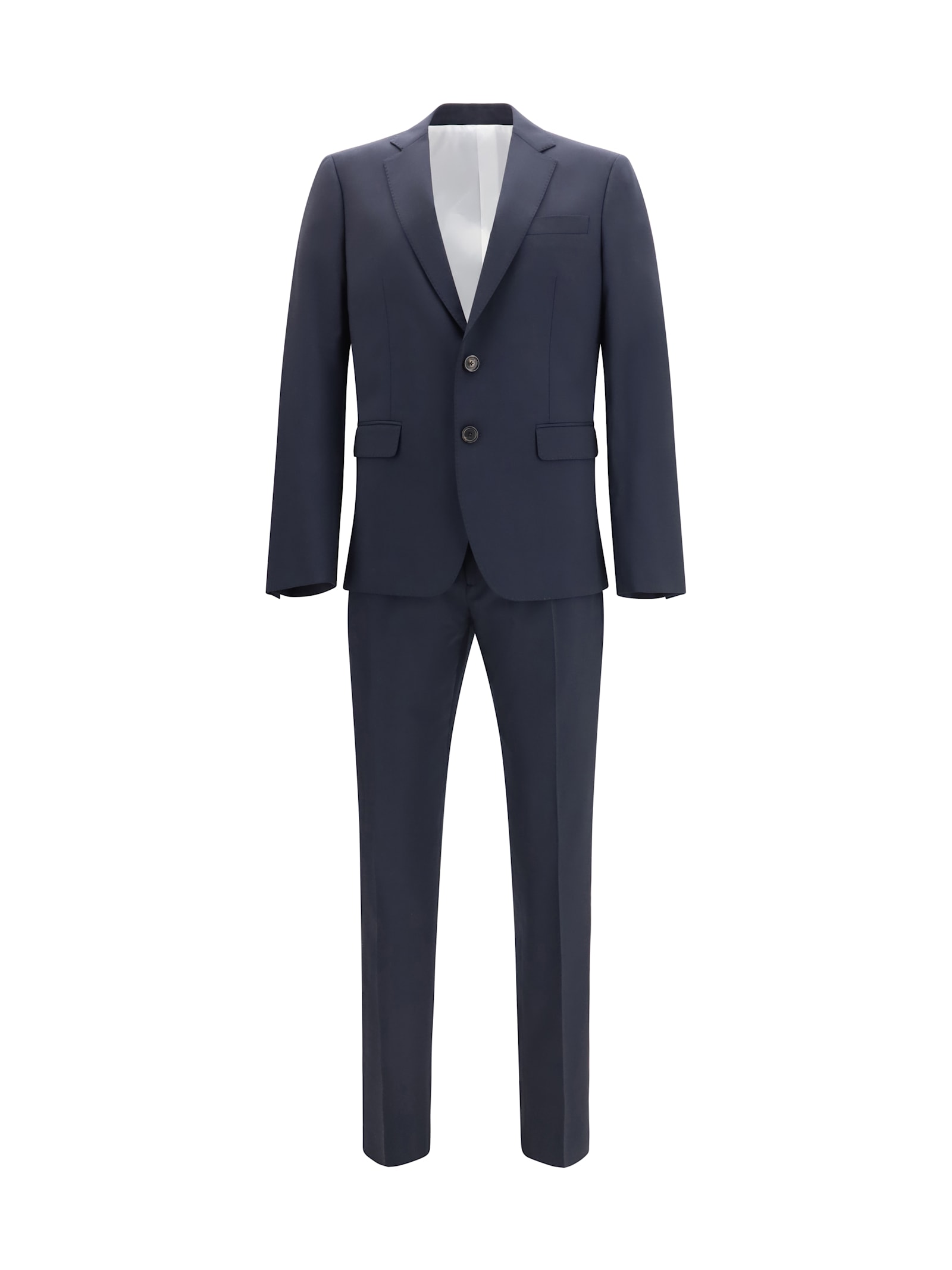 Single-breasted Wool-blend Suit