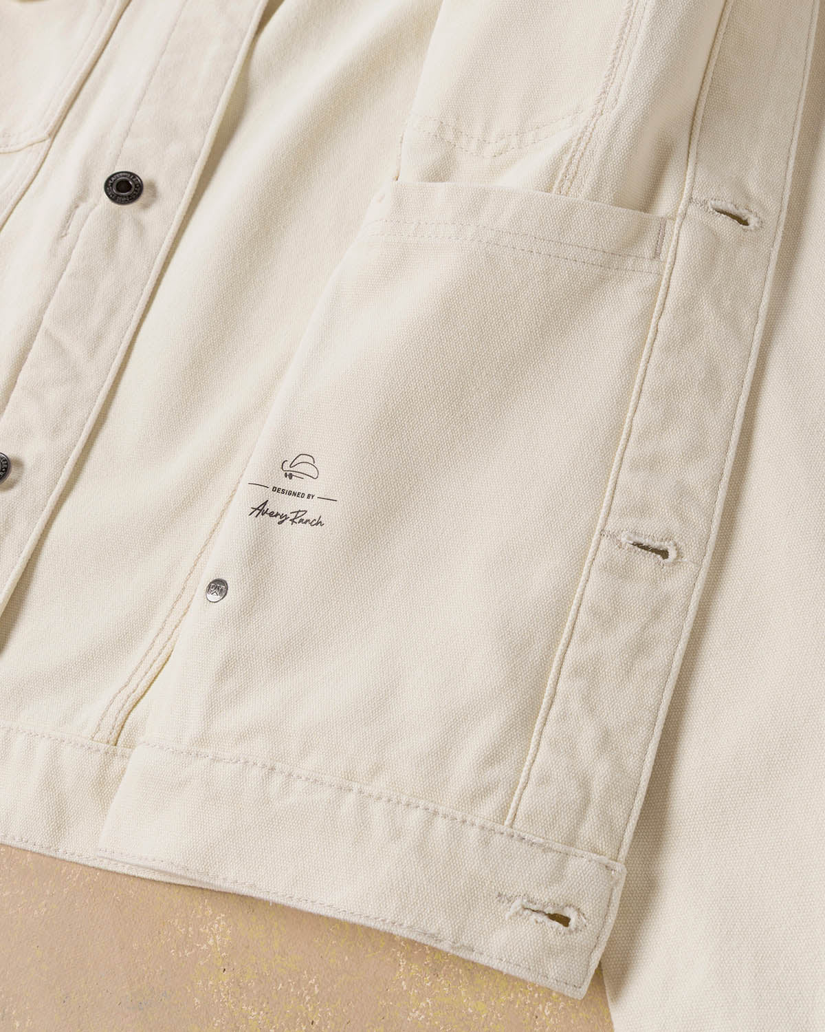 TRUCKER JACKET CAT WWR DESIGNED BY AVERY RANCH CANVAS