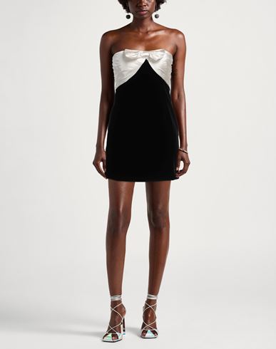 Alessandra Rich Woman Mini dress White Size 4 Viscose, Silk, Elastane