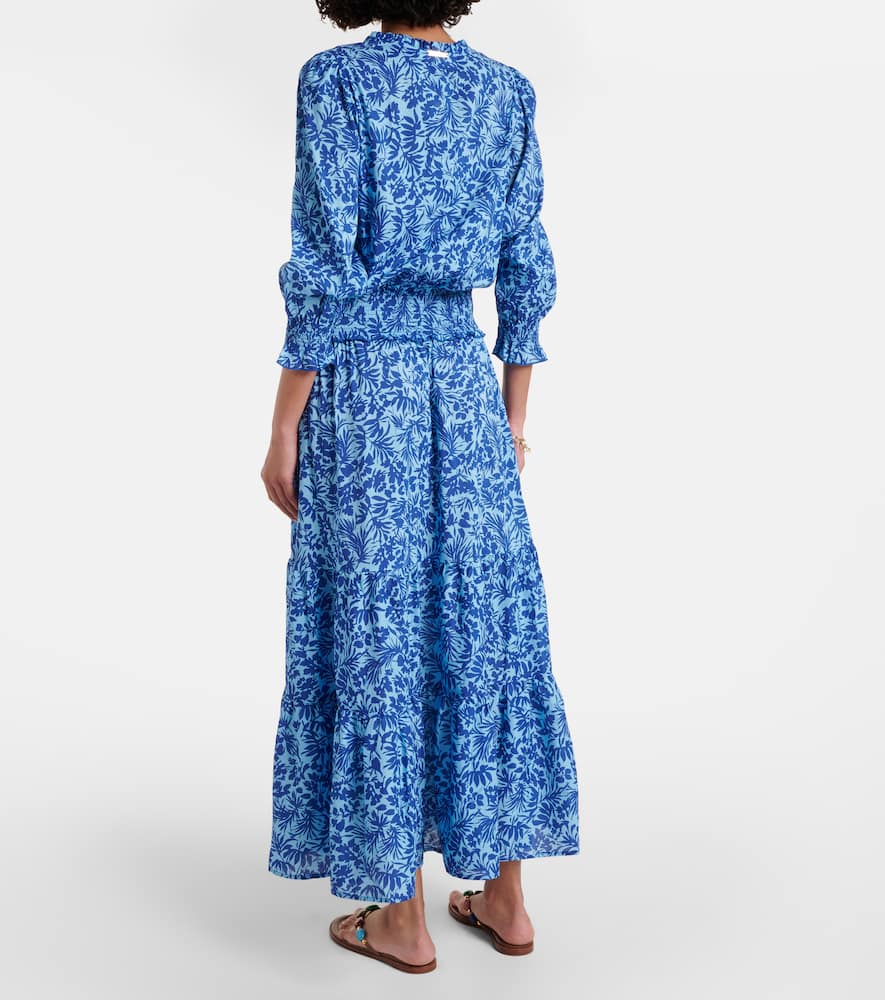 La Marquet cotton-blend maxi dress