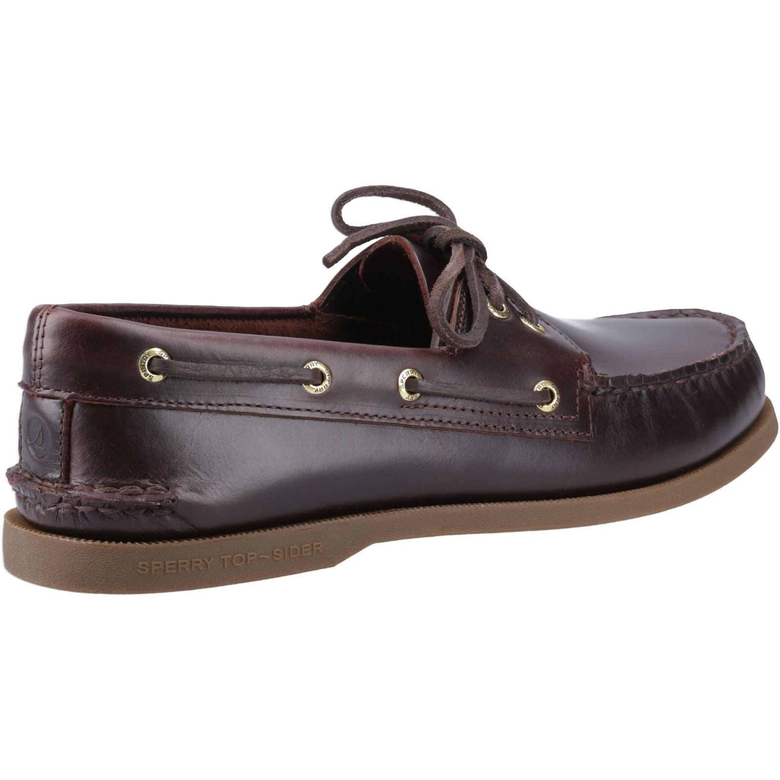 Sperry Authentic 2 Eye Leather Men's Amaretto Boat Shoe