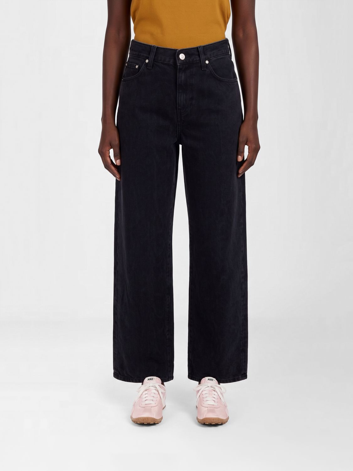 Jeans Woman color Black
