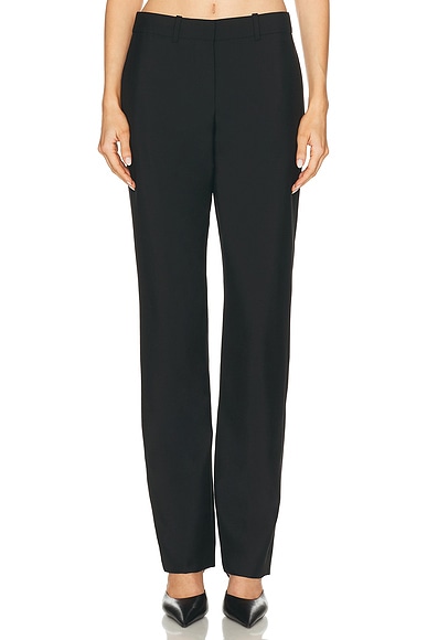 Givenchy Low Waist Skinny Trouser in Black - Black. 40 also in