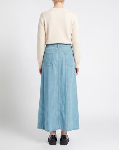Woman Denim skirt Blue Size 4 Lyocell