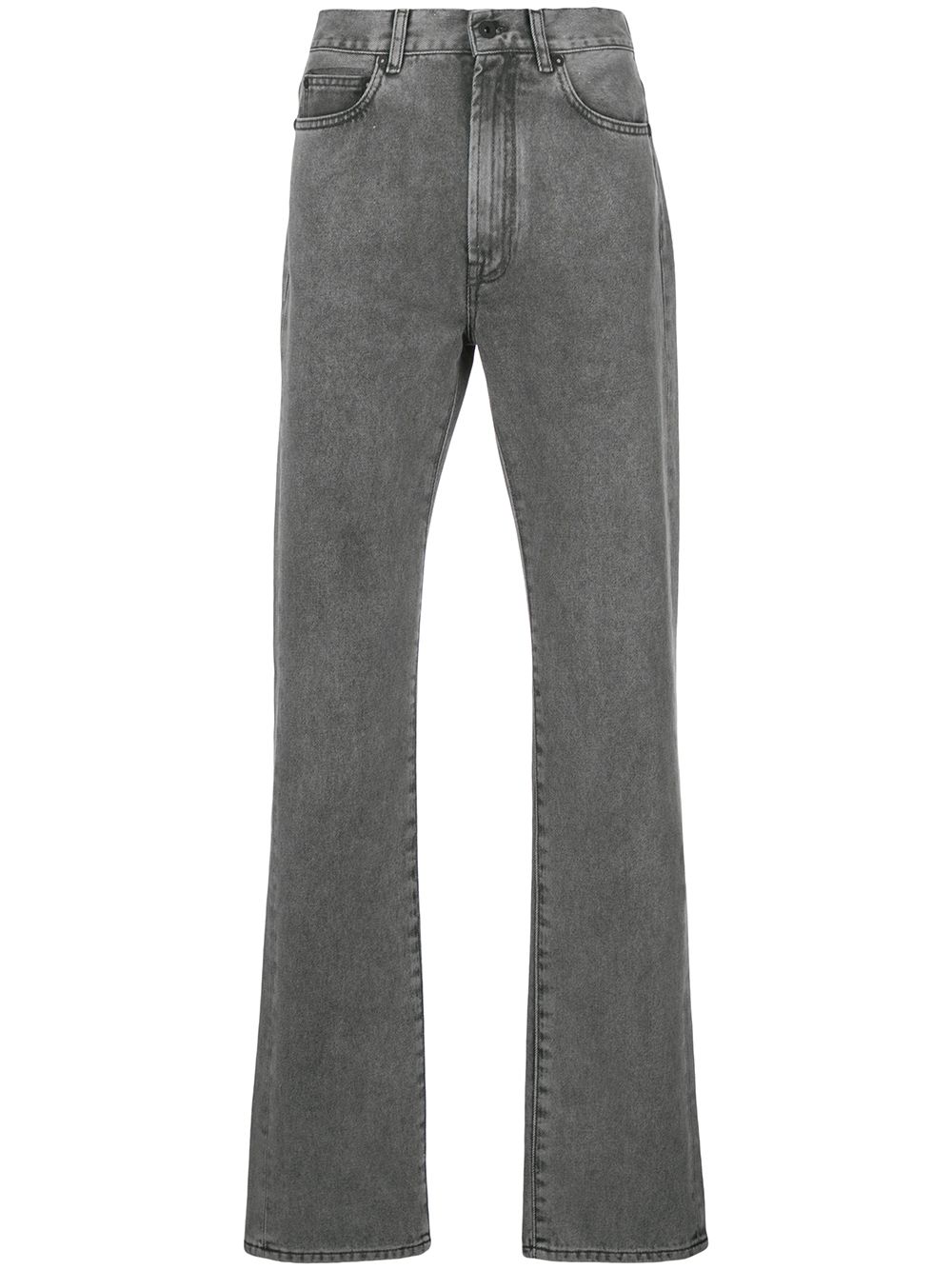 Faded straight jeans - Grey
