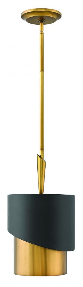 Heritage Brass LED Pendant from the Gigi Collection