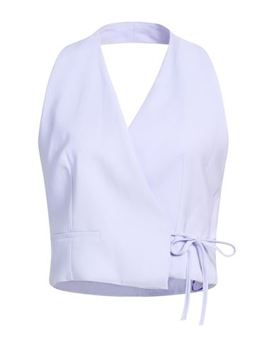 Woman Top Lilac Size S Viscose, Polyester