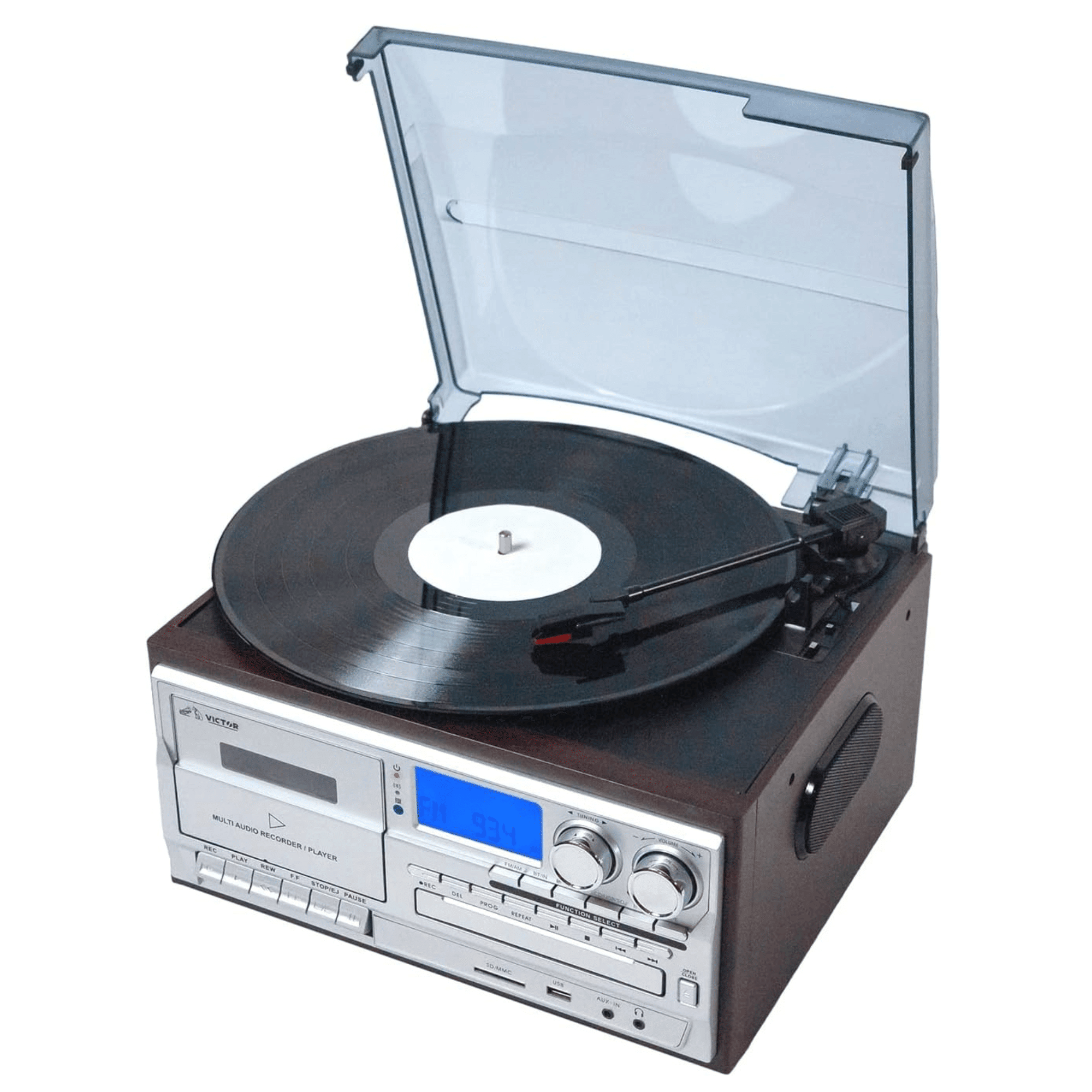 Cosmopolitan 8-in-1 Turntable Music Center