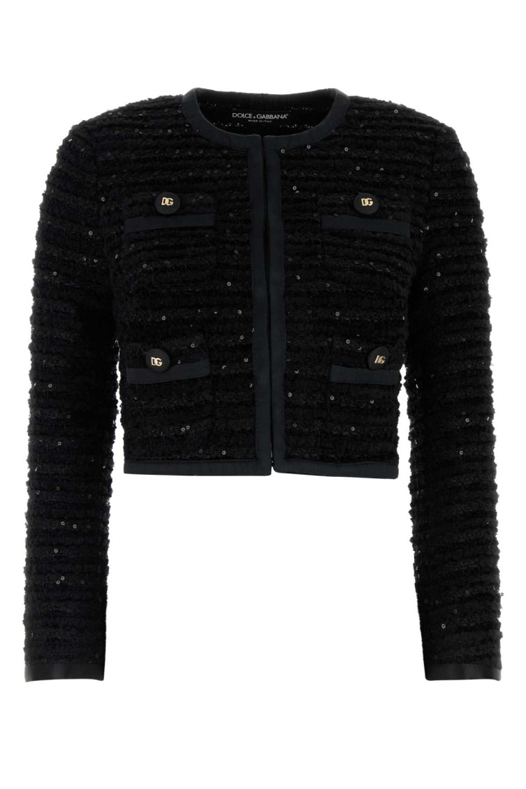 Black Tweed Blazer