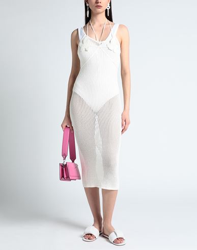 Andreādamo Woman Midi dress Ivory