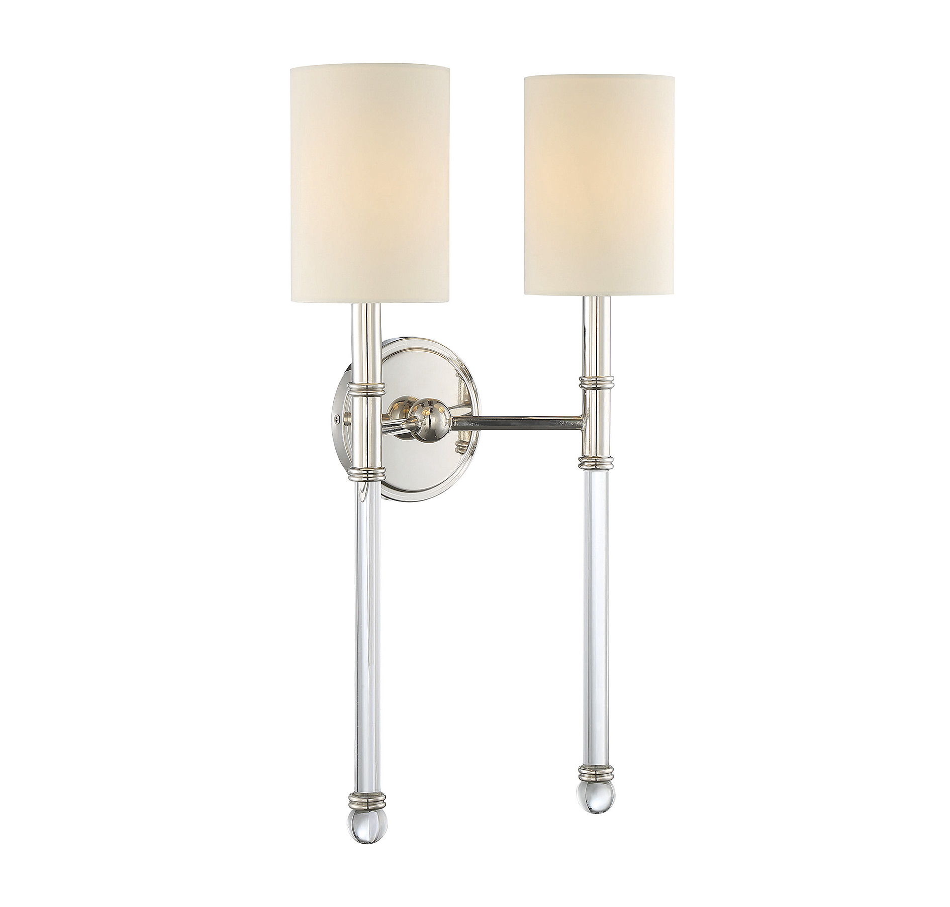 Savoy House Fremont 2-Light Sconce in Polished Nicke