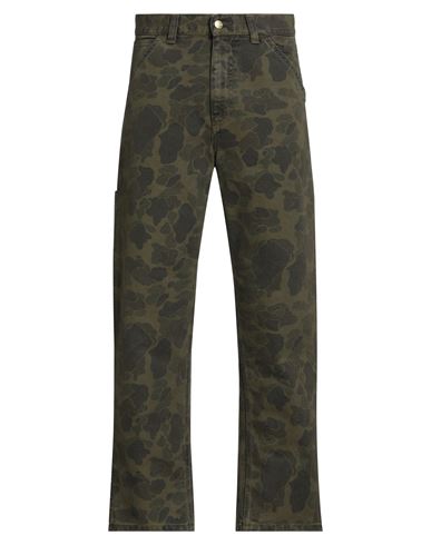Man Pants Military green Size XS Organic cotton