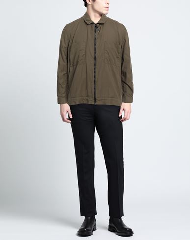 Man Jacket Military green Size L Cotton