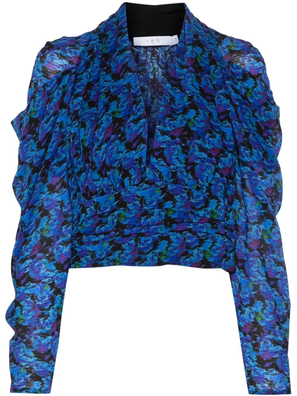 Nycia V-neck blouse - Blue