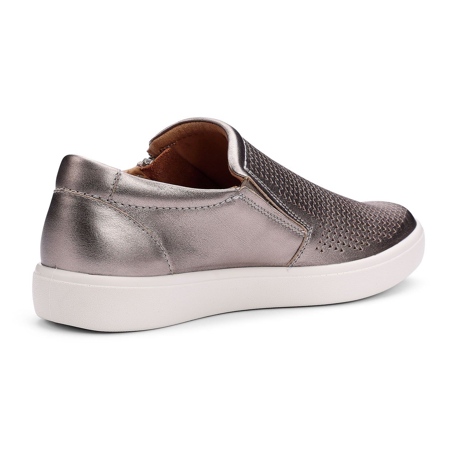 Hotter Women's Wide Fit 'Daisy' Deck Shoes in Metallic