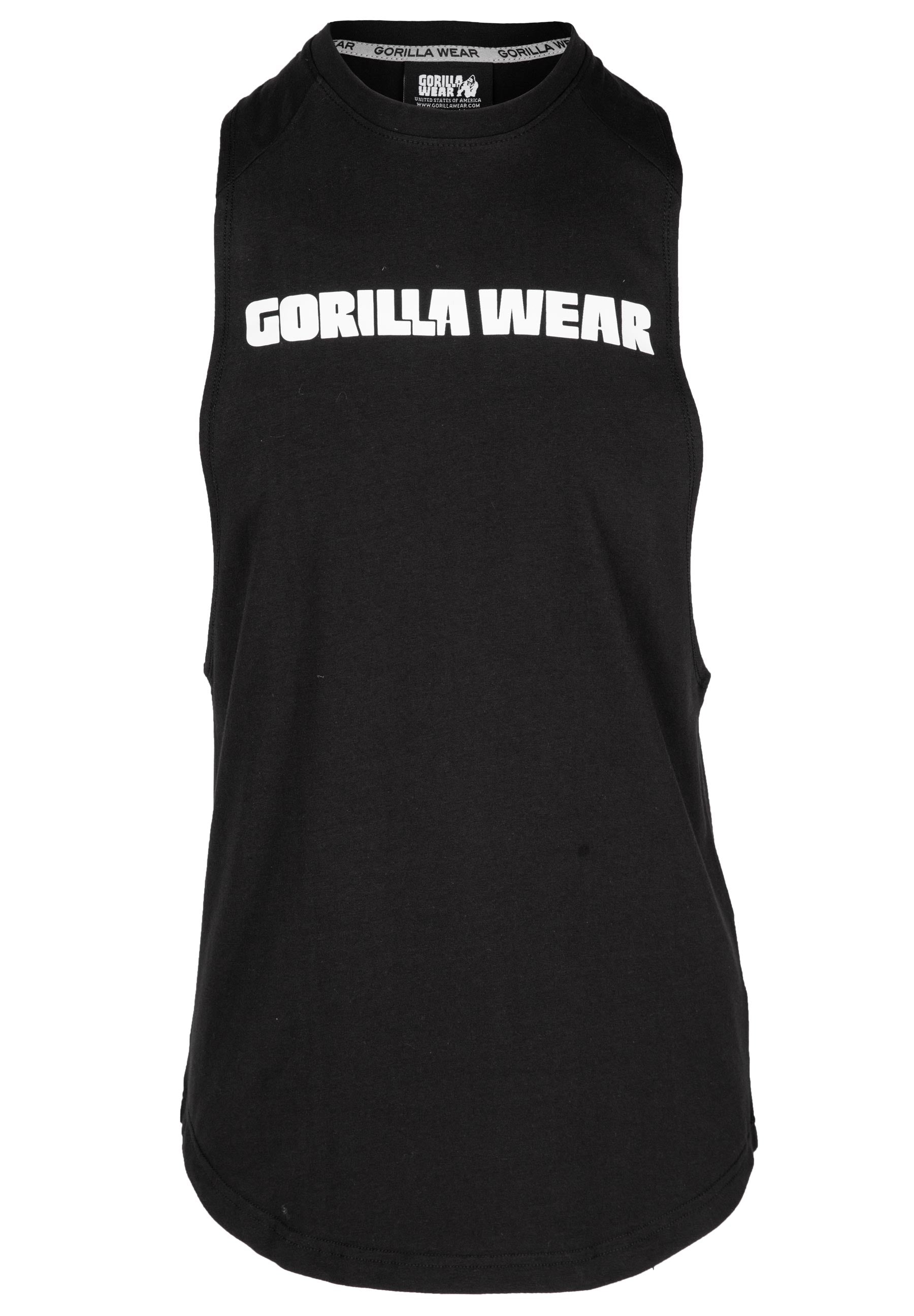 Milo Drop Armhole Tank Top - Black