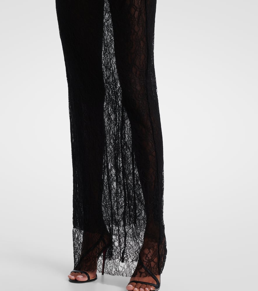 Venus sheer lace gown