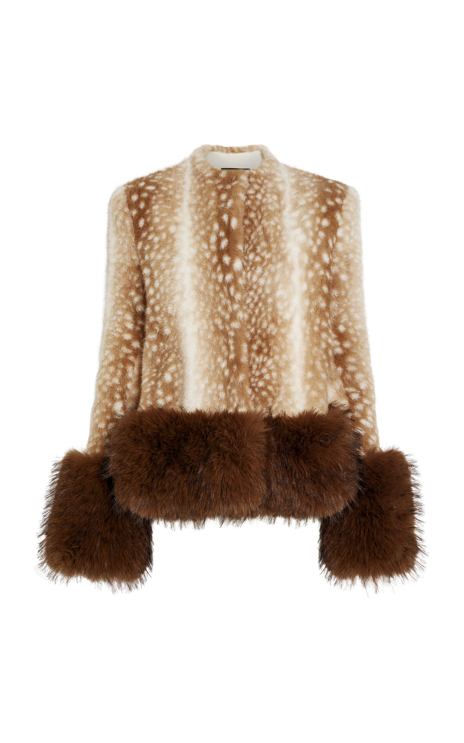 Faux-Fur Cropped Jacket - Moda Operandi