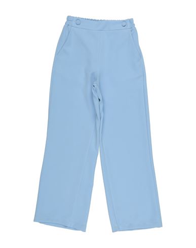 L:ú L:ú By Miss Grant Kid Girl Pants Light blue Size 12 Polyester, Elastane