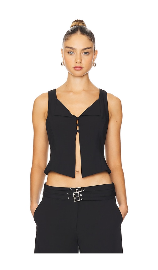 LIONESS Backstage Vest in Black. -  XXL also in L, S