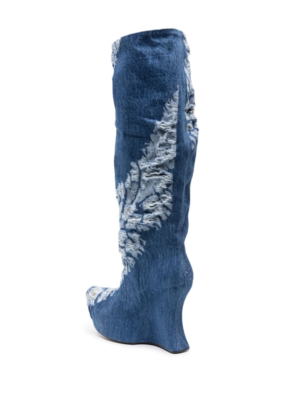 Masha Popova Denim Heel Boot