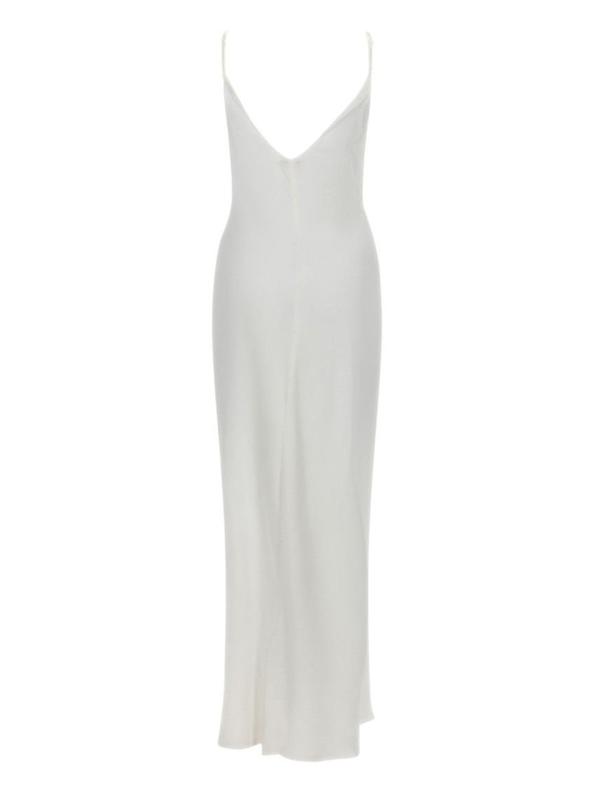 JW Anderson - long draped dress spaghetti straps knot