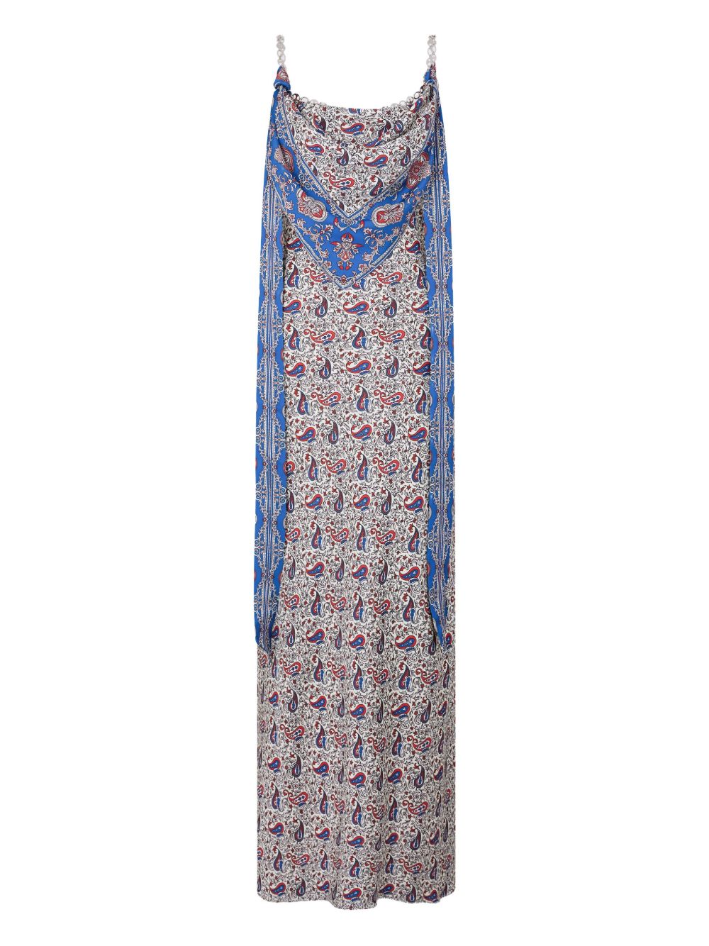 Paisley-print maxi dress - Neutrals