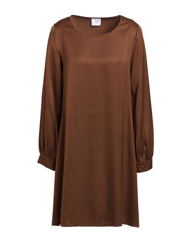 Anonyme Designers Woman Mini dress Chocolate brown Size 4 Viscose