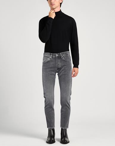 Man Jeans Black Size 30 Cotton, Elastane