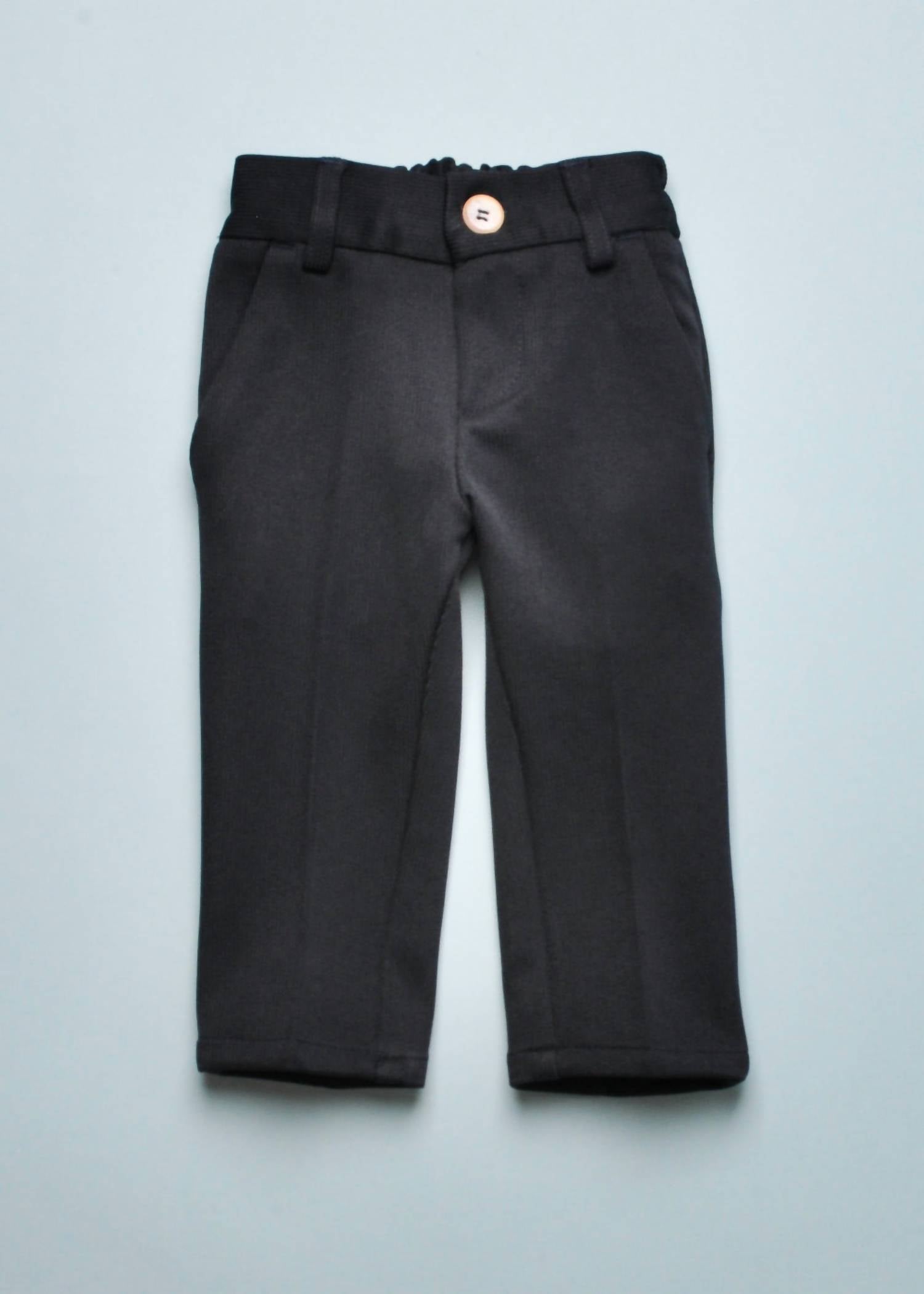 Boys Pantalone Slacks In Navy